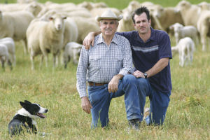 Sebastien Minaberri and his son, Dominique